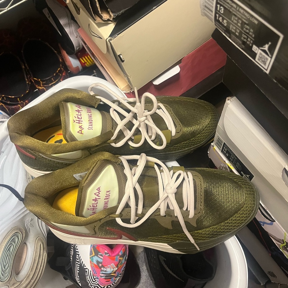 Athletic Works Olive Green Sneakers